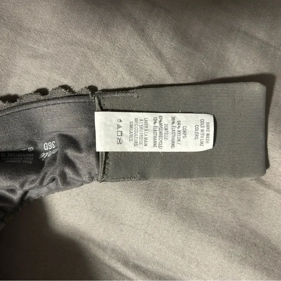 Aerie Grey Real Sunnie Full Coverage Bra Size 36D - Picture 5 of 5